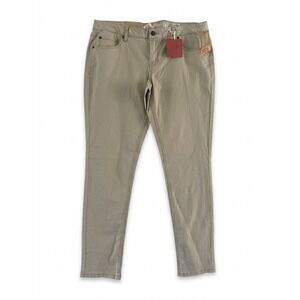 Mossimo Supply Co‎ Skinny Pants Womens 13 Khaki Low Rise Fit 6 Stretch Chino